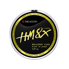 Плетеный шнур DRAGON HM8X nate/Toray 135m 0.08mm/6.80kg