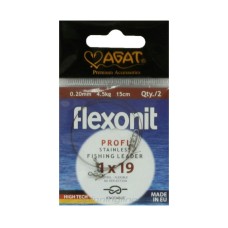 Поводок Flexonit 1x19 0,20мм 4,5кг 15см