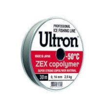 Леска монофиламентная Ultron ZEX copolimer 0,22мм/100м 6,0кг прозрачная