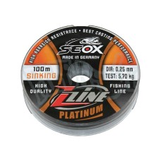 Леска SEOX PLATINUM(ЦВЕТ СТАЛЬНОЙ) 100М 0,16мм 3,00кг (10шт)