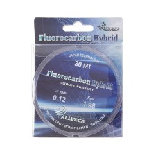 Леска монофильная FLUOROCARBON Hybrid 0.14мм (30м)