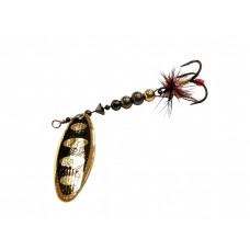 Блесна вращающаяся Lucky John Shelt Blade Tungsten Body №3, 15гр, цвет (001)