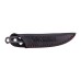 Нож Kizlyar Supreme Sturm Mini, клинок AUS-8 Stonewash, кожаный чехол