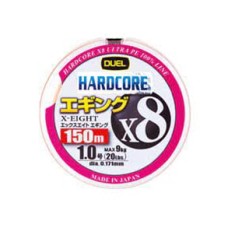 Плетеный шнур Duel PE Hardcore X8 Eging 150m 3Color #1.0 (0.171mm) 9.0kg