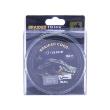 Шнур плетеный Tirana X4 PE 150м, d0,30 (green)
