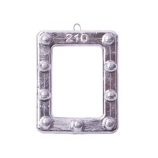 Груз "Рамка" с шипами и ушком 210гр.