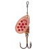 Блесна вращающаяся Mepps Aglia PTS 1 Copper/Red dots