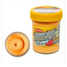Паста форелевая "Berkley" NATURAL SCENT TROUT BAIT 50gr SALMON EGG(лосос. икра/персиковый с блеском)