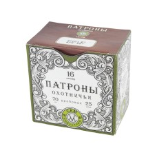 СКМ Патрон охотничий 16/70 № 7, 30 гр. б/к (п. Импорт) (в пачке 25 шт.)