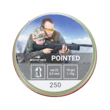 Пуля пневматическая Borner "Pointed",  5,5 (250 шт.) 1,15 гр. (30 шт в коробке)