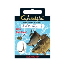 Крючок GAMAKATSU BKS-G1-103 Bait Band 40см №8 d поводка 020 (6шт.) (140327-00800)