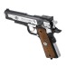 Пистолет пневматический Colt Special Combat (никель с пластиковыми накладками под дерево)