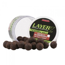 Бойлы тонущие Starbaits Performance Concept LAYERZ Coated Hook Bloodworm 14мм, 0.1кг
