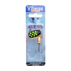 Блесна вращающаяся Blue Fox Vibrax Hot Pepper №2, 6гр, цвет (BYY) черный/желтый