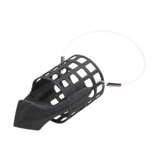 Груз-кормушка металлическая X-FEEDER ME BULLET ARROW S PERFO 060 г (20 мл, цвет Matt Black, перфорированная сетка)