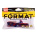 Силиконовая приманка FORMAT DIPLOMAT 74mm, цвет F18, (6шт)
