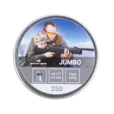 Пуля пневматическая Borner "Jumbo",  4,5 (250 шт.) 0,65гр. (65 шт в коробке)